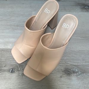 BP nude heels size 8